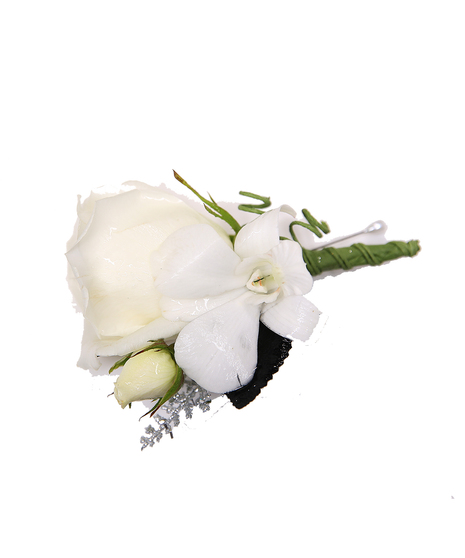 White Rose Wrist Corsage Uniontown, PA